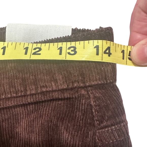 NWT We the Free Risk Taker High Rise Straight Corduroy Chocolate Truffle, 28 - Picture 5 of 8